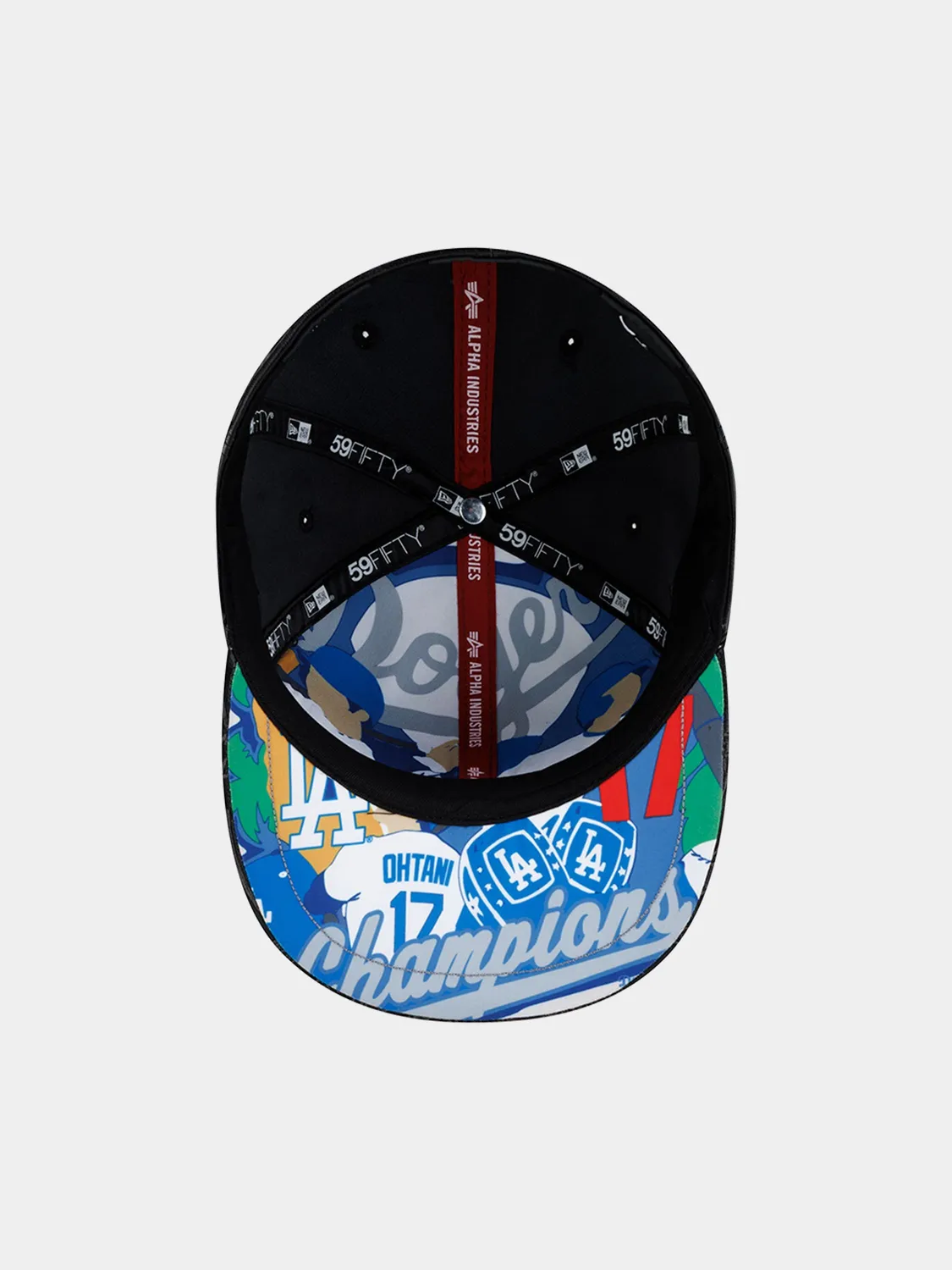 Alpha Industries 59Fifty șapcă fitted Black 7 1/4