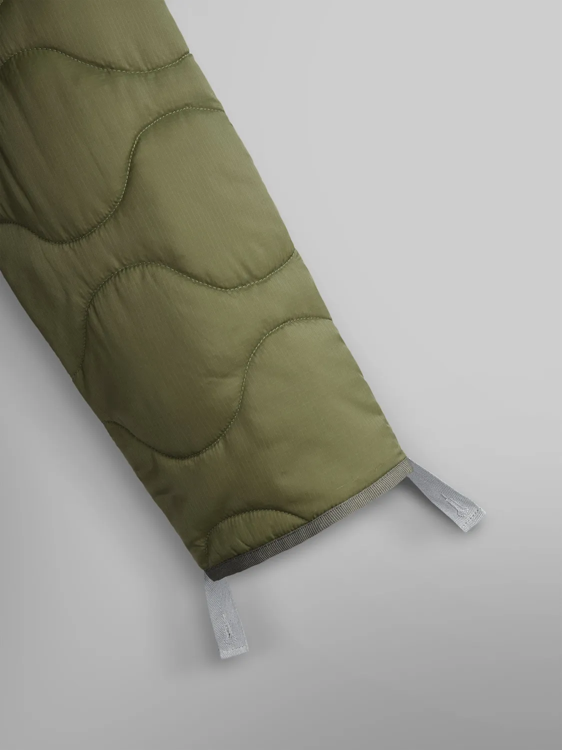 Alpha Industries ALS/92 hanorac matlasat gri cu gluga