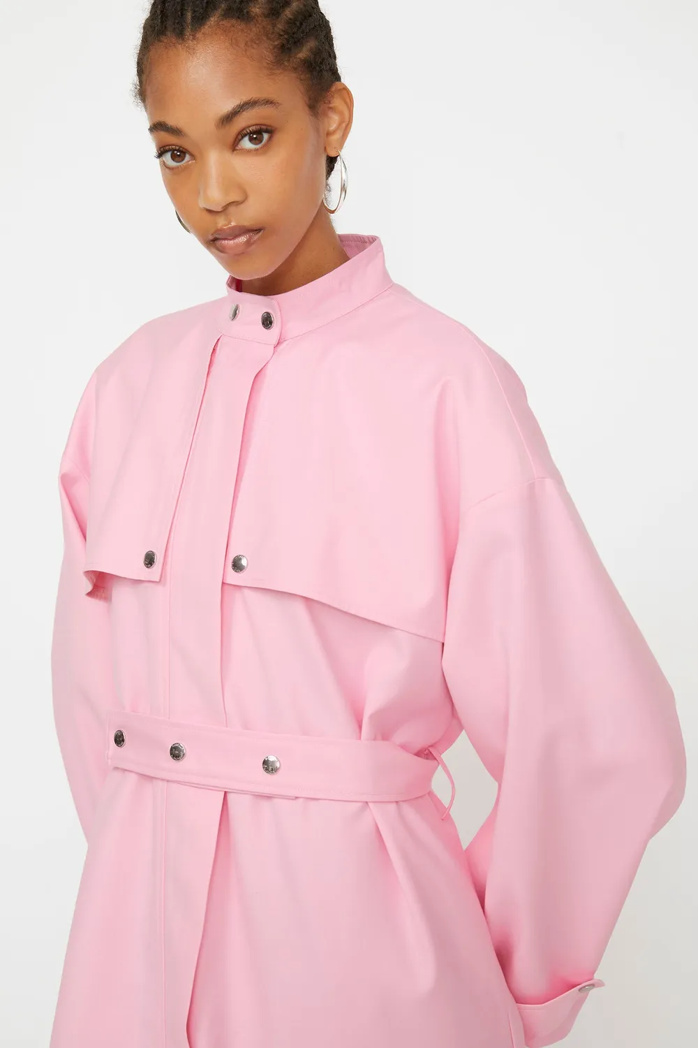 Isabelle Blanche palton duster arctic rose S