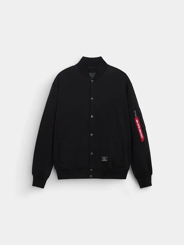 Alpha Industries MA-1 Sweatshirt bluza negru bumbac