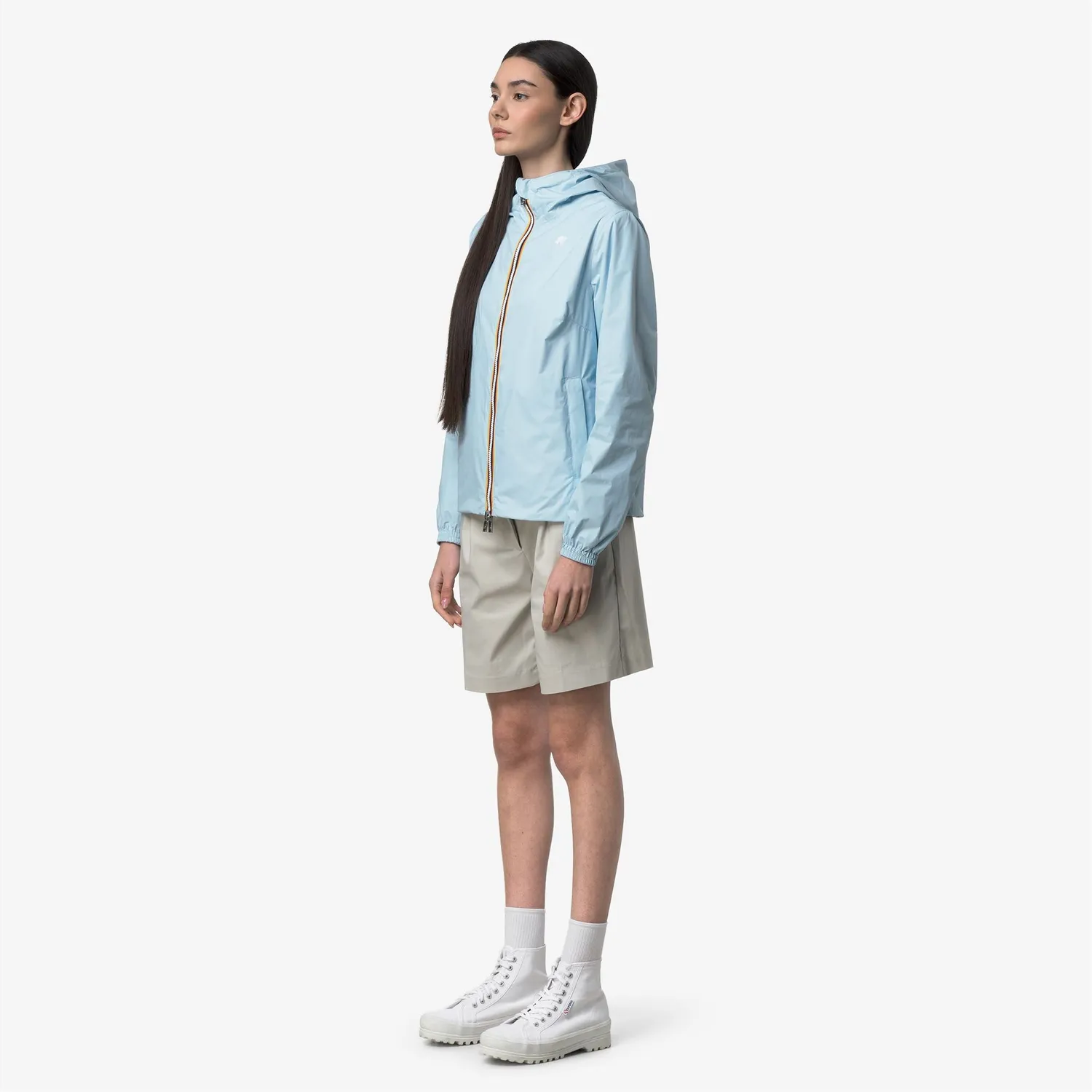 K-Way Lil 2.0 Plus.2 Double geacă damă albastră reversibilă
