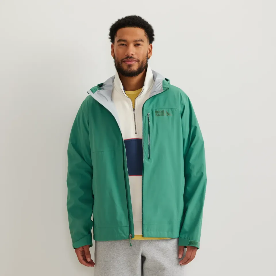 Eddie Bauer Cloud Cap 3L geaca ploaie barbati verde impermeabila