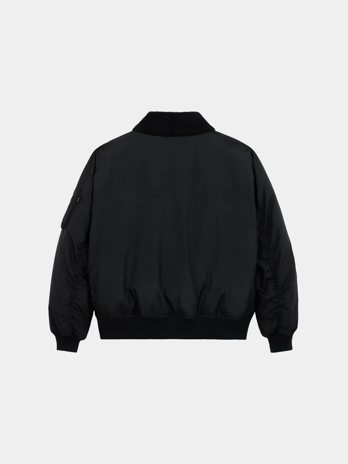 Alpha Industries B-15 Oxford geacă bomber Black groasă
