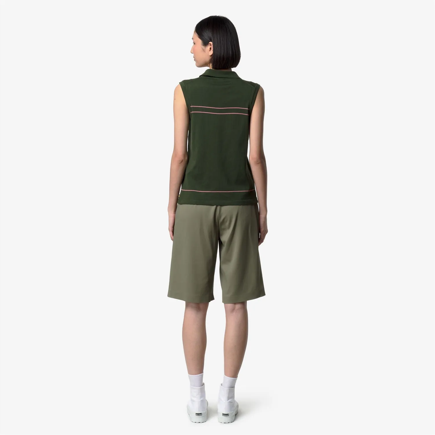 K-Way Jaligne K11716W vesta dama dungi bumbac