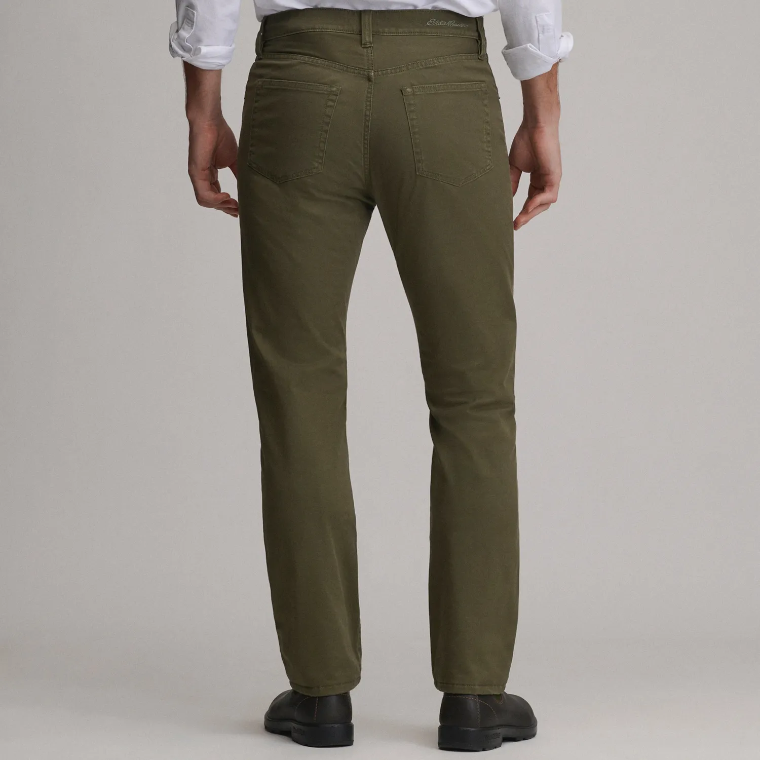Eddie Bauer Legend Wash Twill pantaloni barbati Dark Fatigue