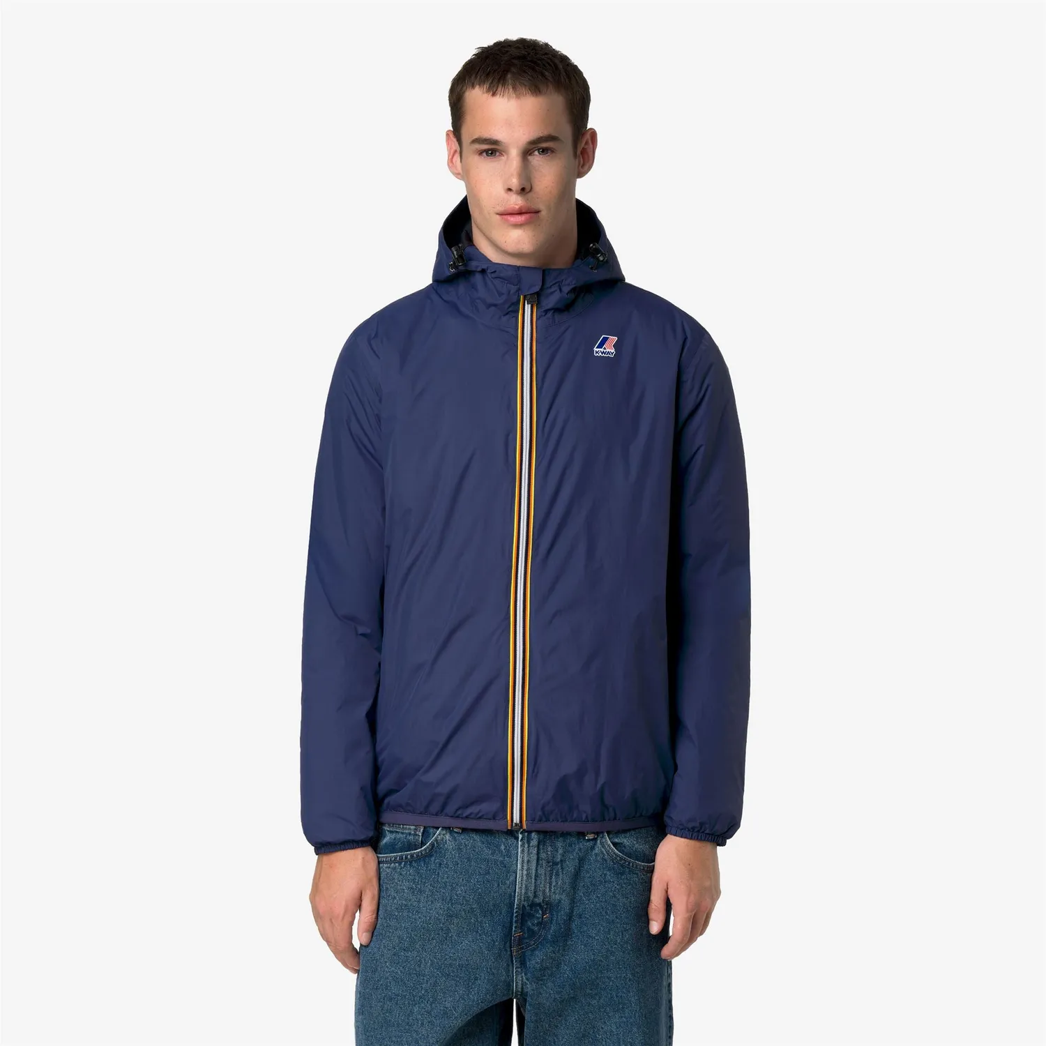K-Way Le Vrai 4.0 Claude Warm geaca Blue Deep Cobalt