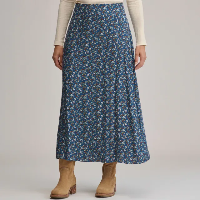 Eddie Bauer Printed Midi Skirt fusta Dusk imprimata