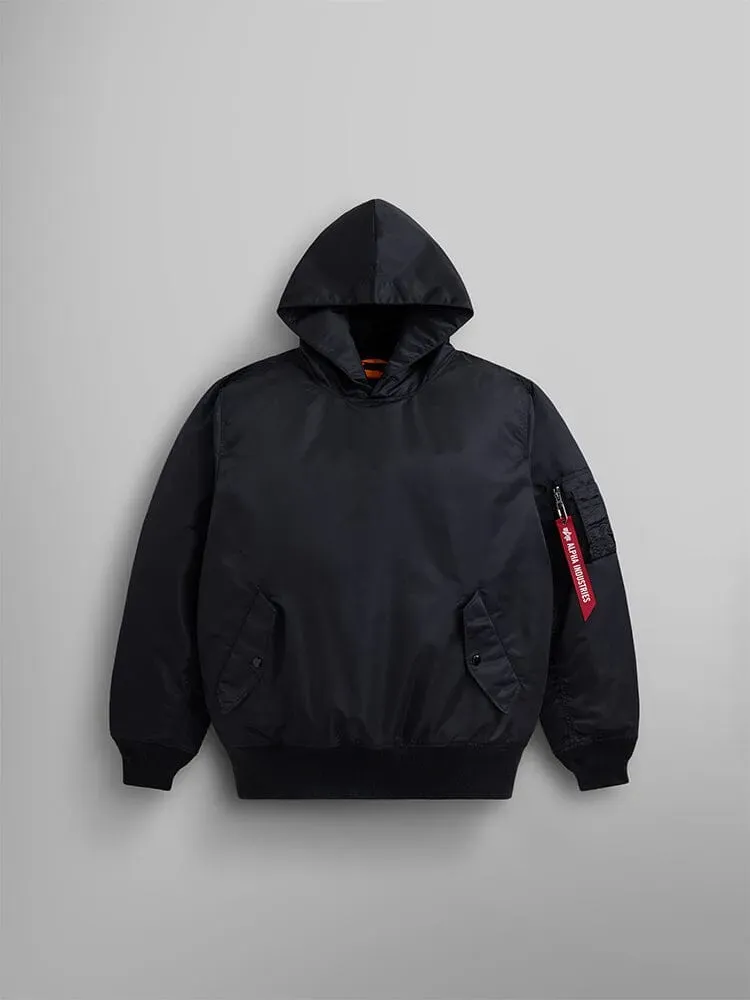 Alpha Industries Pull-Over MA-1 hanorac negru cu gluga