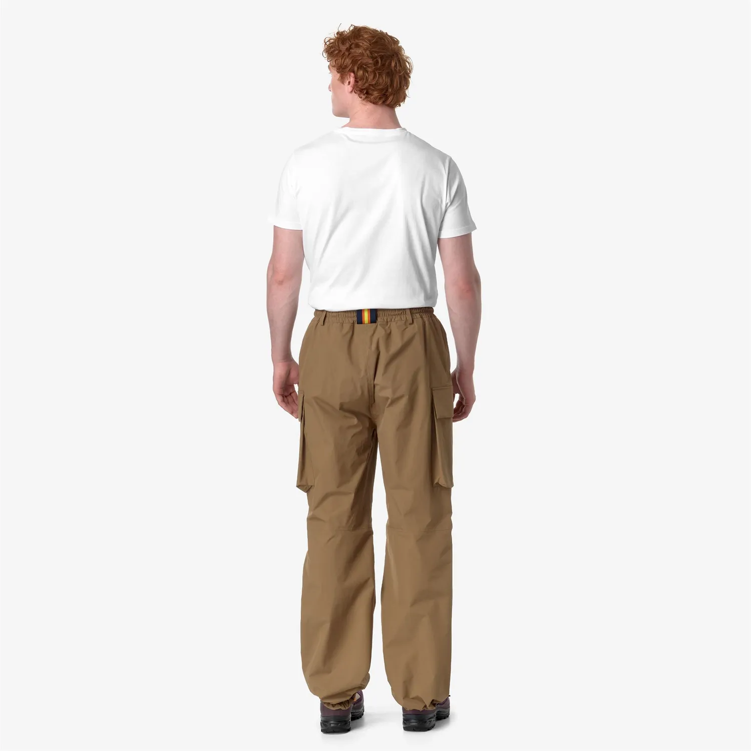 K-Way Amiable Diemme pantaloni cargo maro impermeabili
