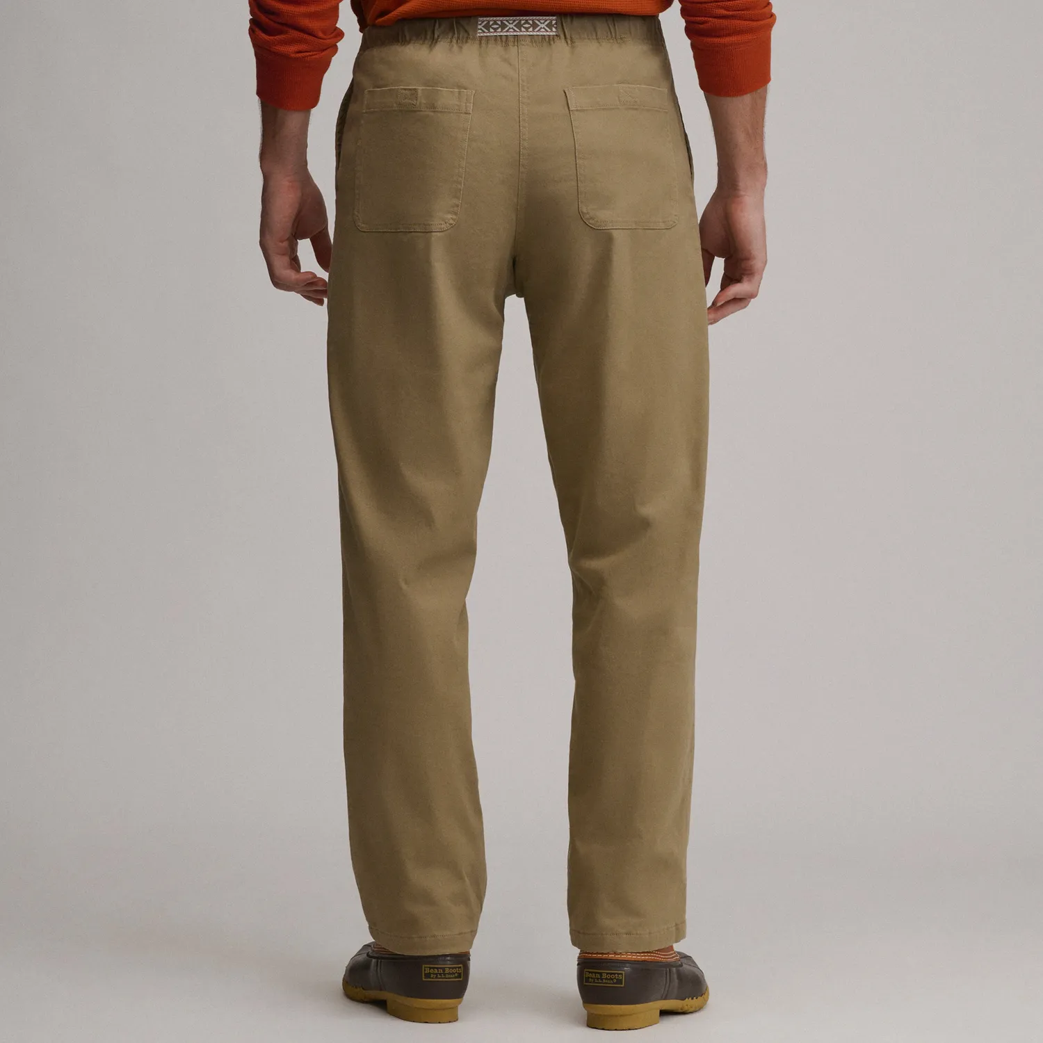 Eddie Bauer Legend Wash pantaloni flanel Dark Khaki