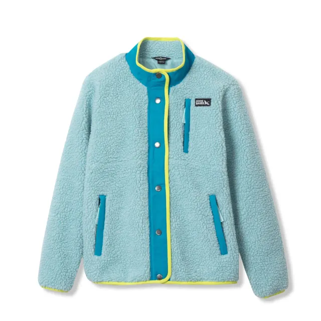 Eddie Bauer Mixed Media jacheta copii Canal Blue fleece