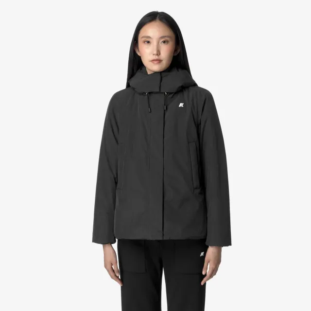 K-Way Marlette Soft Touch geaca dama neagra calduroasa