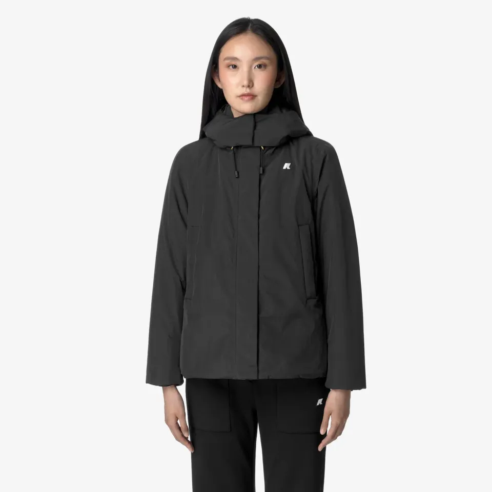 K-Way Marlette Soft Touch geaca dama neagra calduroasa