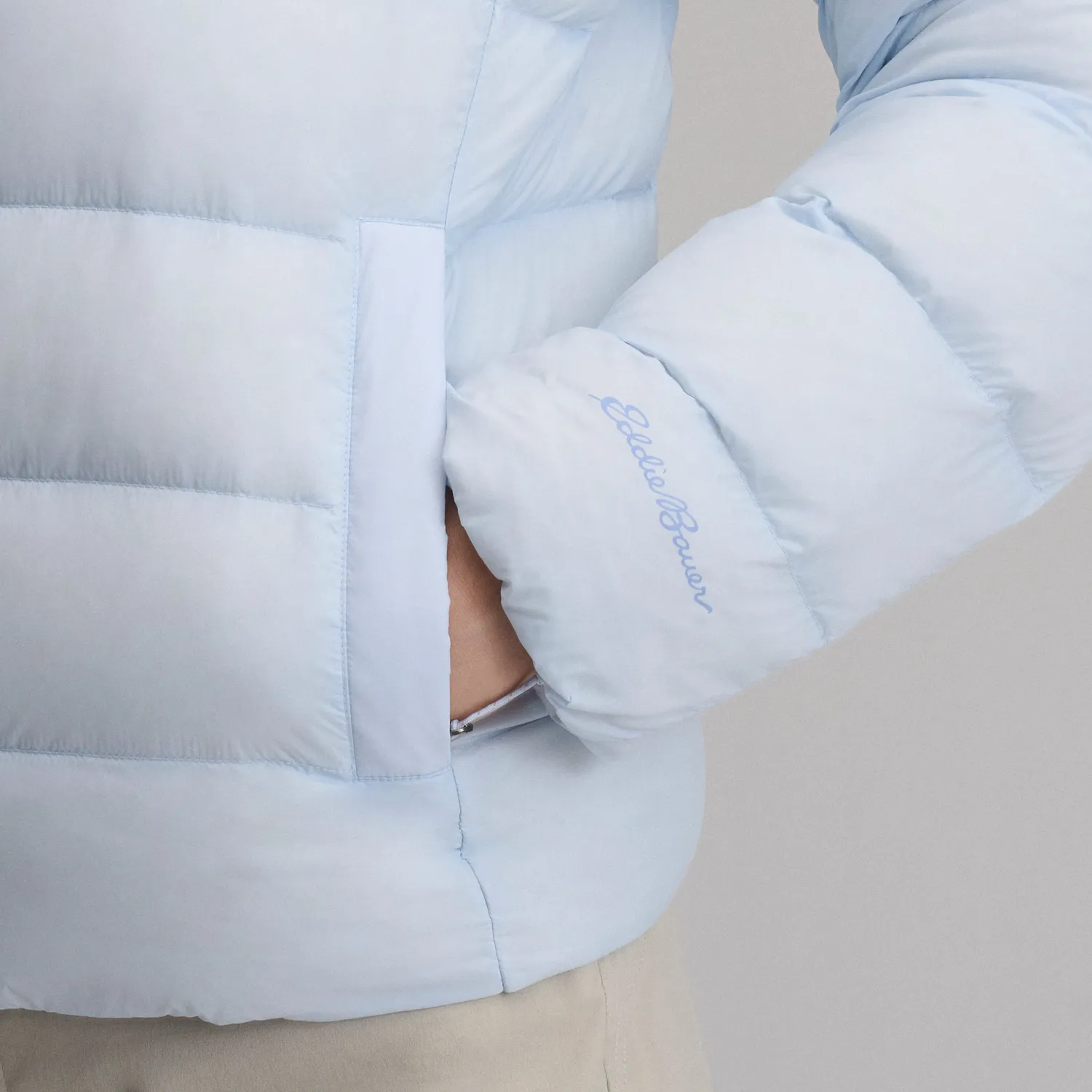 Eddie Bauer CirrusLite geaca puf dama neagra