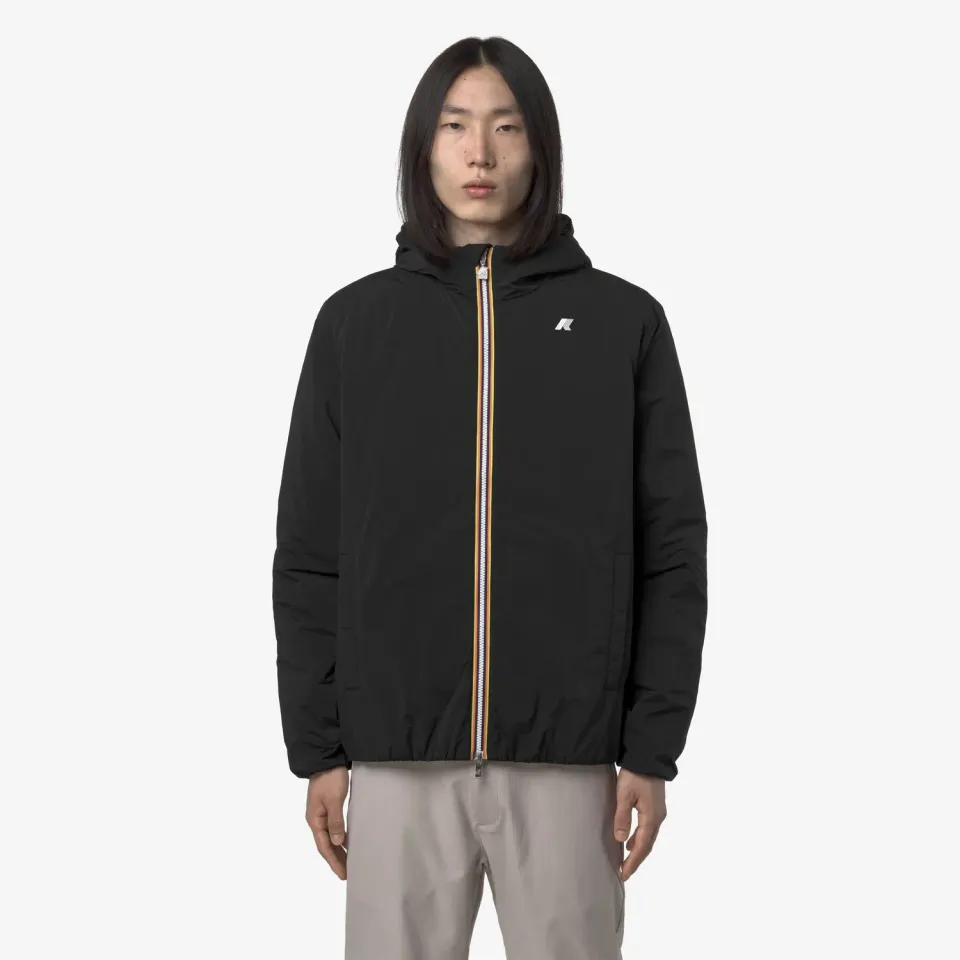 K-Way Jack Plain Warm geacă bărbați negru matlasată