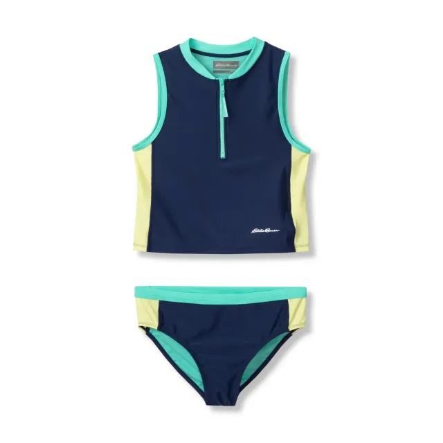 Eddie Bauer Sea Spray Tankini costum fete Navy Blue