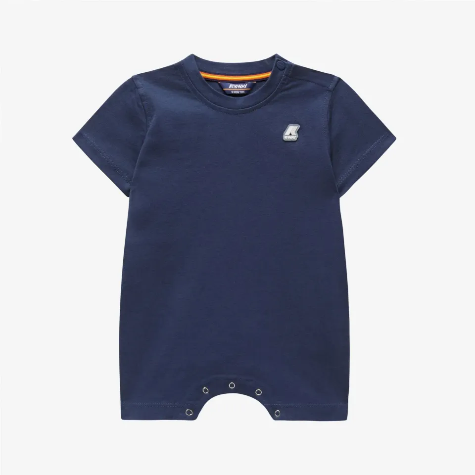 K-Way Dottielle body bebelusi albastru indigo bumbac