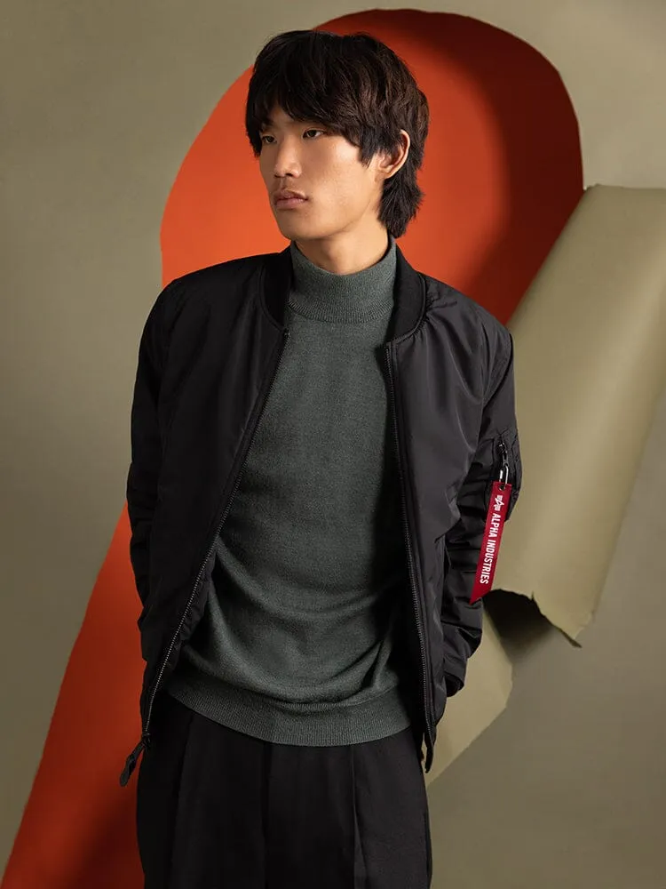 Alpha Industries MA-1 Reversible Onion Quilted geaca bomber negru rezistenta