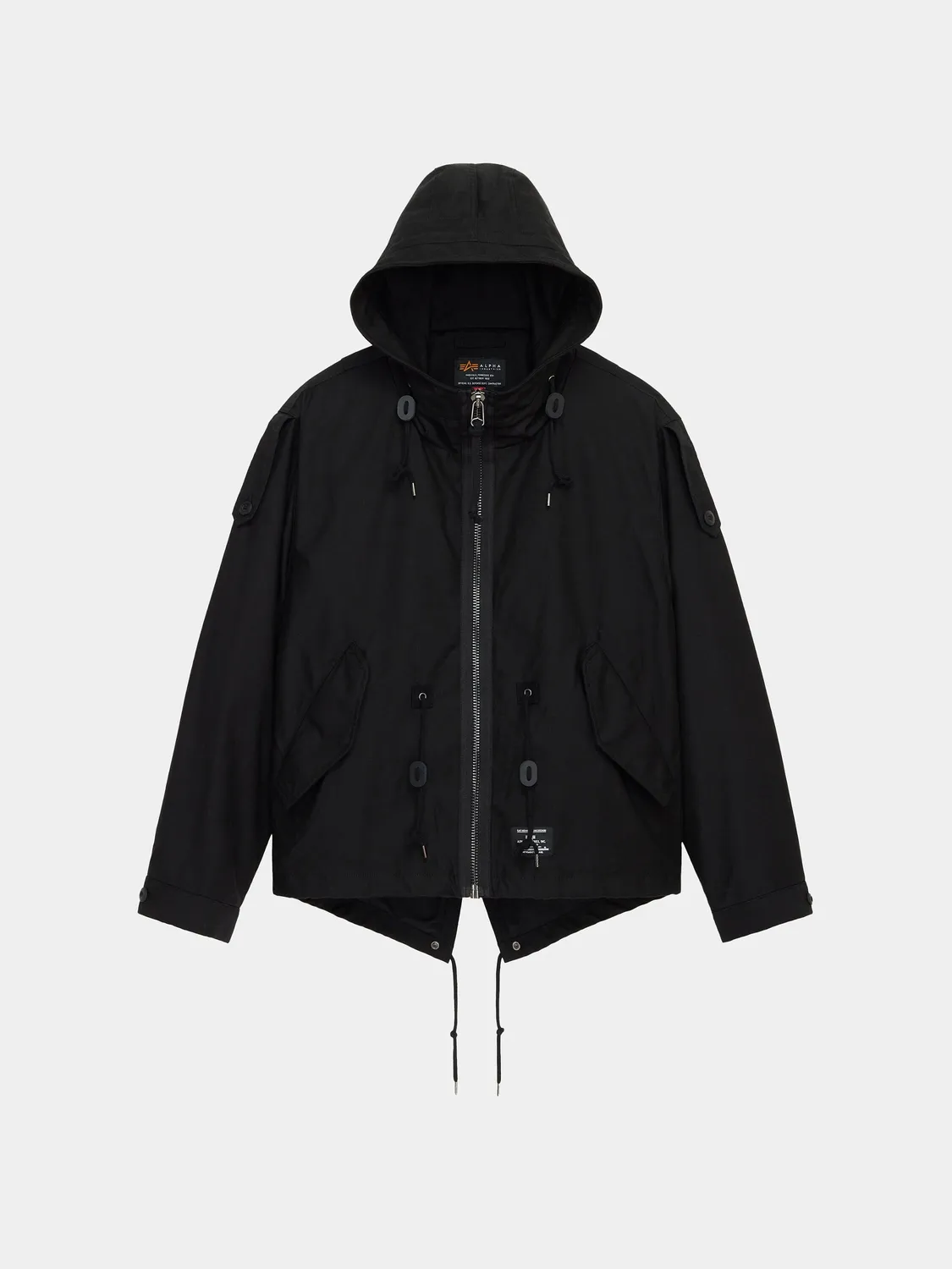 Alpha Industries M-65 Mod Fishtail palton verde OG-107 bumbac
