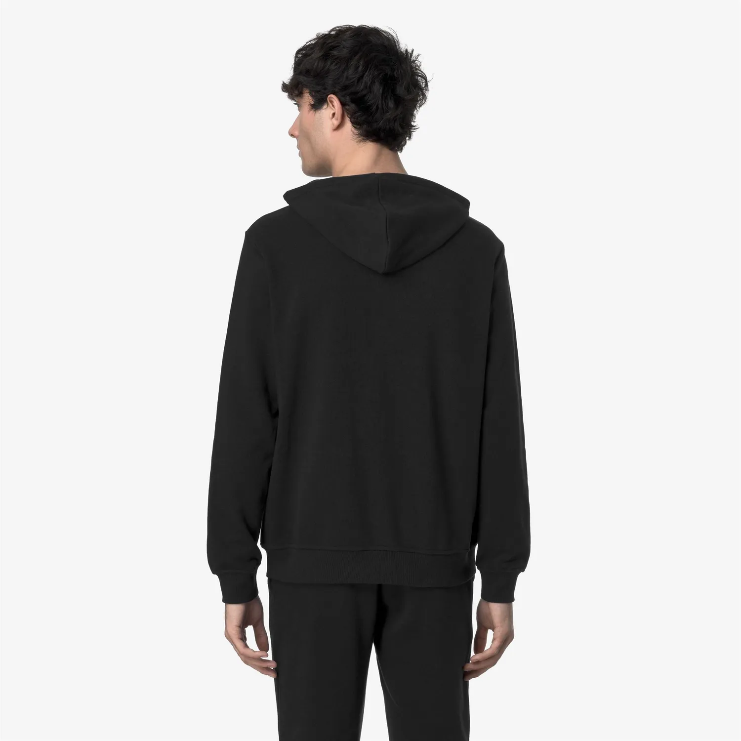 K-Way Arnel Poly Cotton hanorac negru fleece