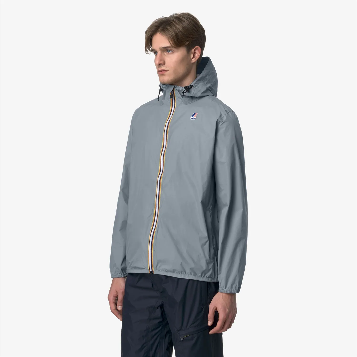 K-Way Le Vrai 4.0 Claude geaca unisex gri impermeabila