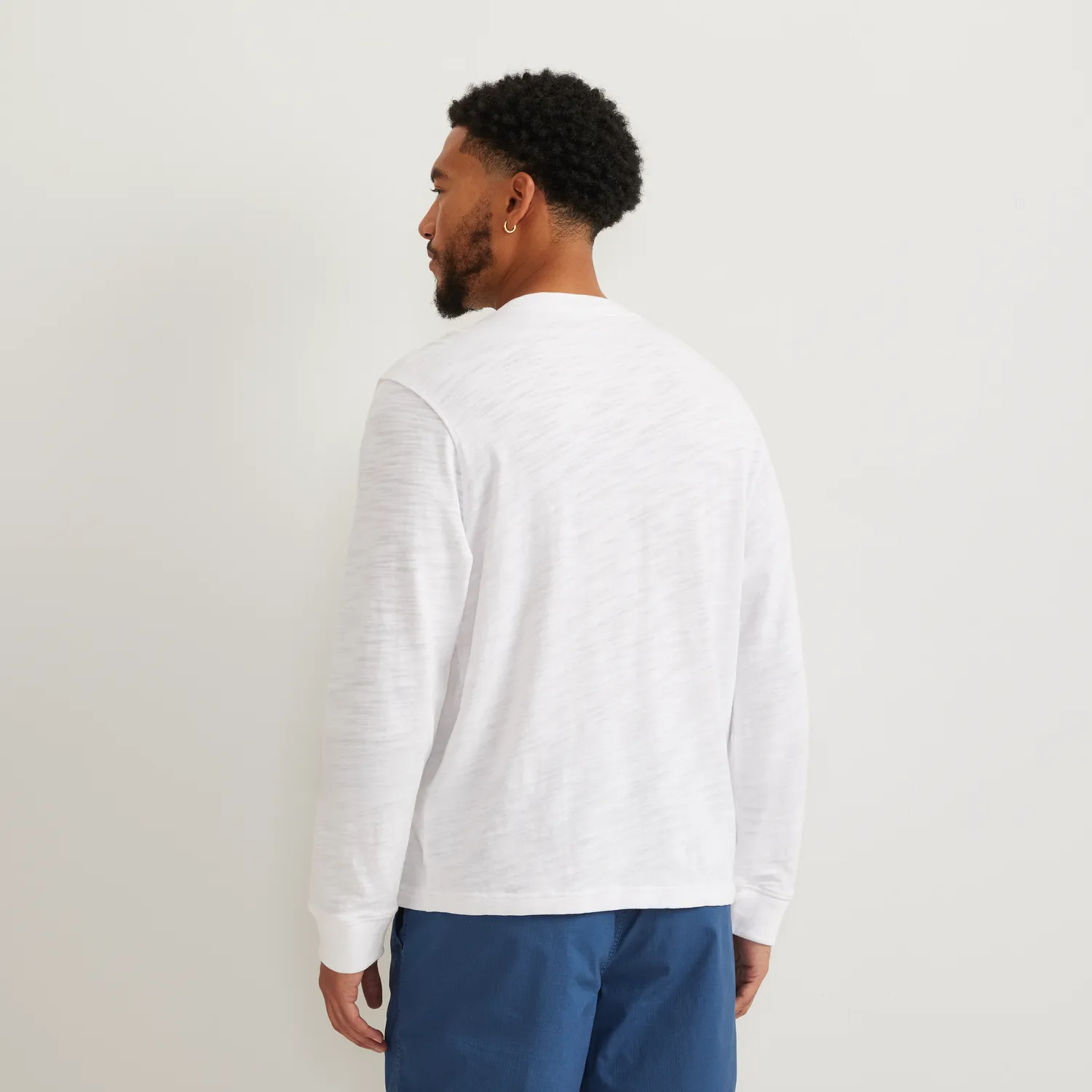 Eddie Bauer Henley Palm bumbac vintage
