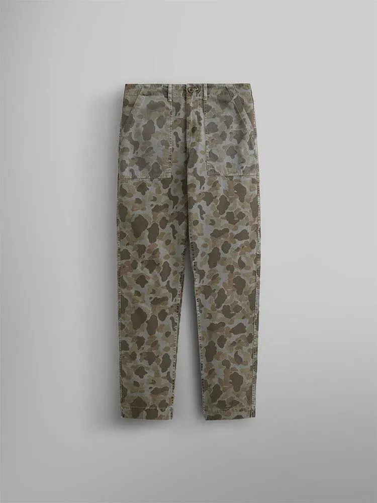 Alpha Industries Fatigue Battlewash pantaloni maro camo