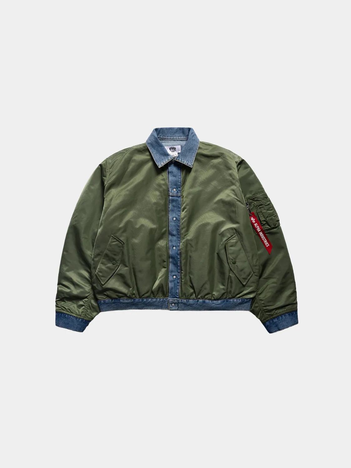Alpha Industries Junya MA-1 geacă bomber sage reversibilă