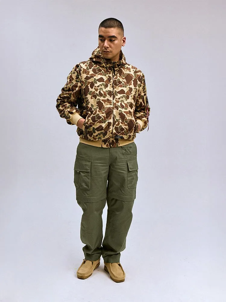 Alpha Industries Convertible Cargo pantaloni OG-107 Green convertibili
