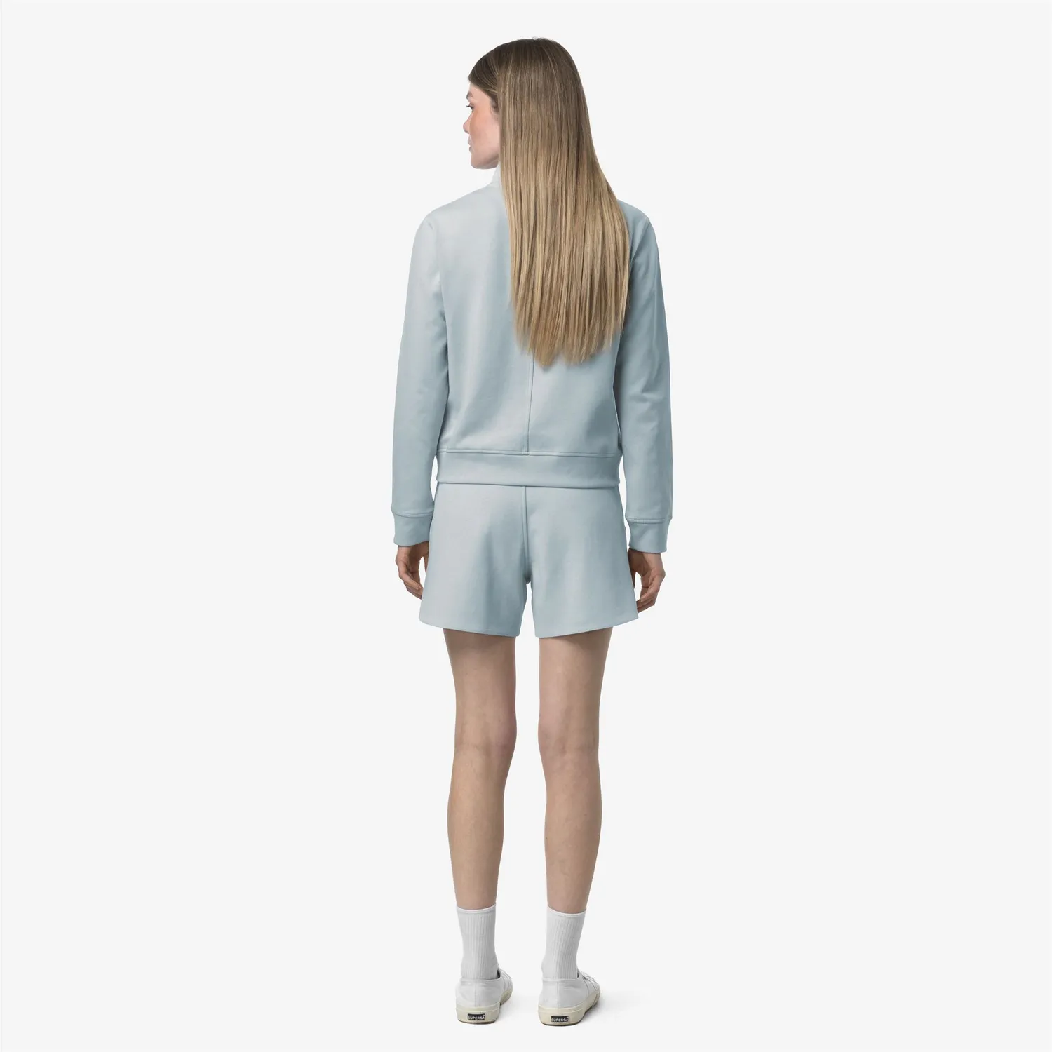K-Way Otieze Interlock pantaloni scurti albastri dama