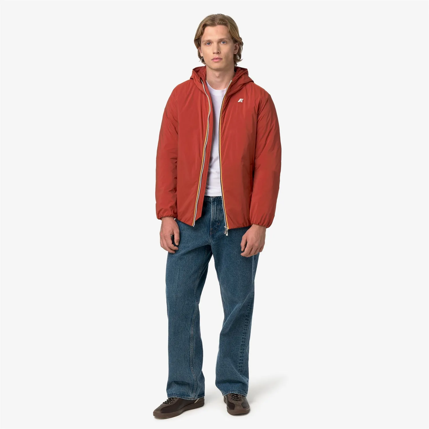 K-Way Jack Plain Warm geaca rosie cu Primaloft