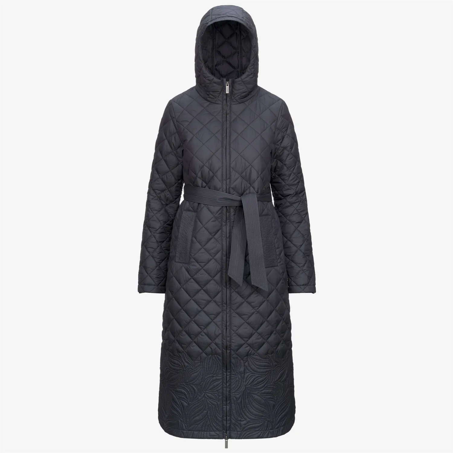 K-Way Adelaid Premium Warm palton dama Grey Shadow matlasat