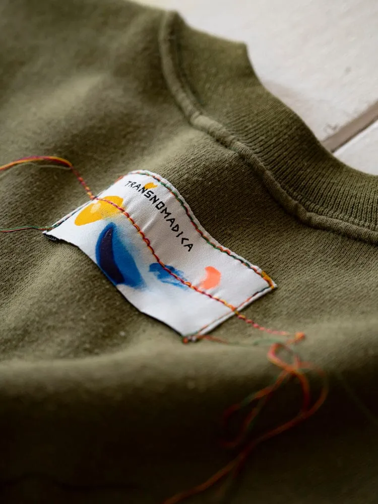 Alpha Industries Transnomadica hanorac sage bumbac upcycled