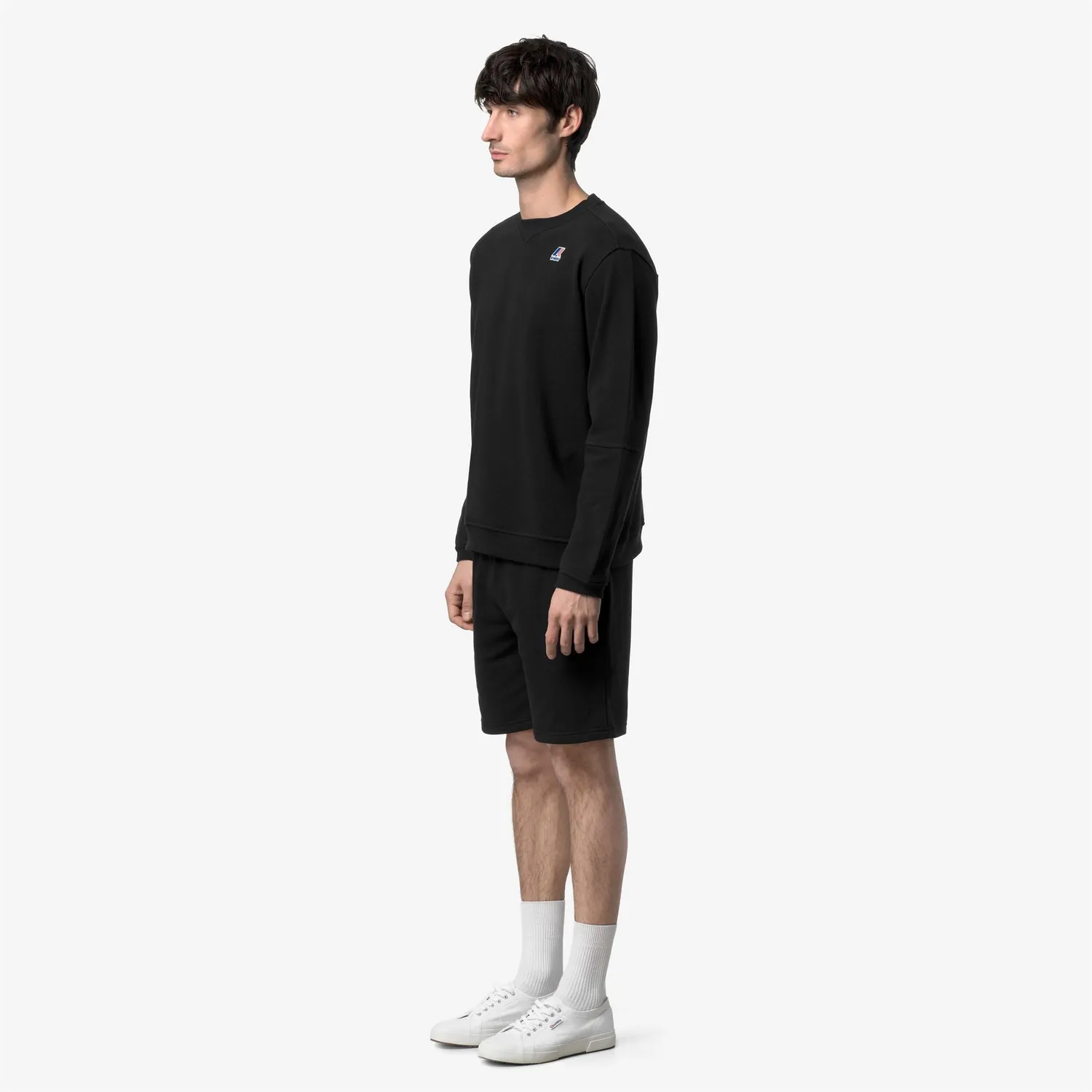 K-Way Nael K1126FW hanorac unisex negru bumbac