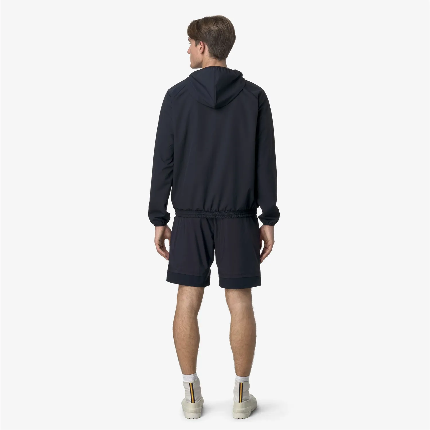 K-Way Burroughs pantaloni scurti barbati Blue Depth ripstop