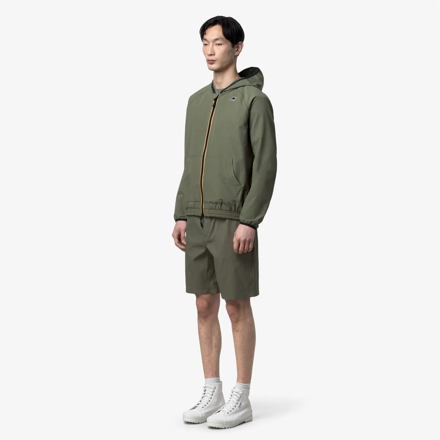 K-Way Action Sia hanorac fleece verde barbati elastic