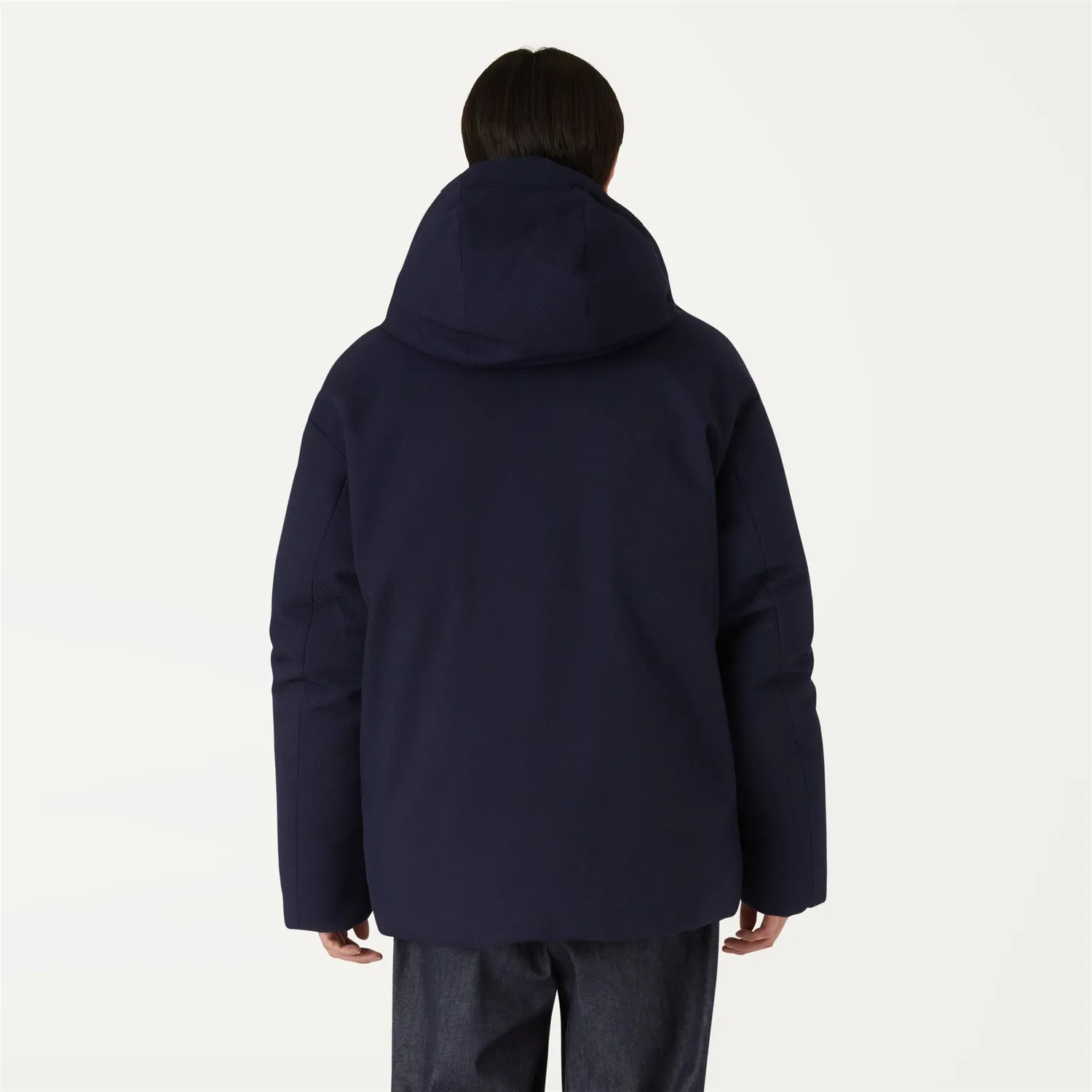 K-Way Eloi Wool palton bleumarin reversibil