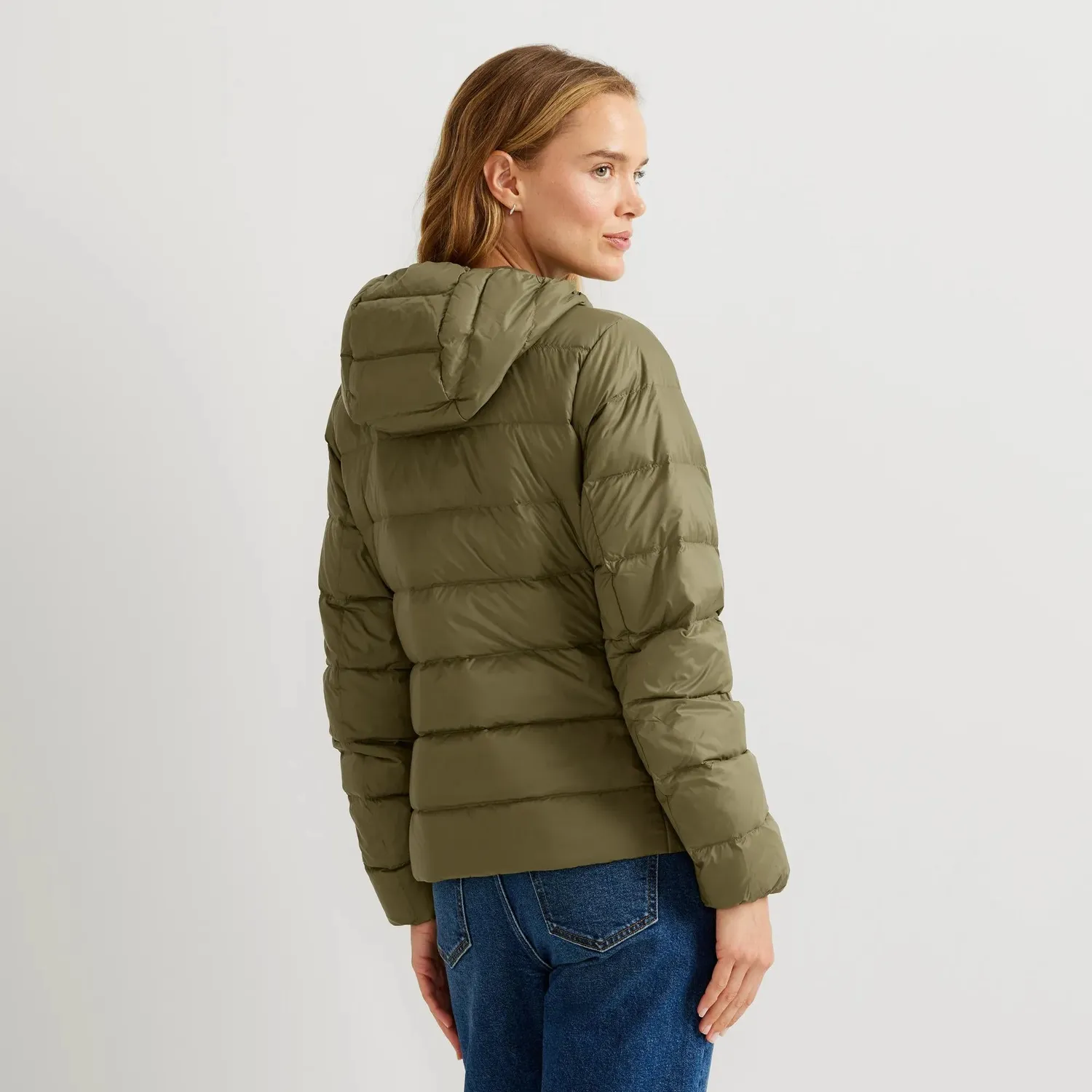 Eddie Bauer CirrusLite Down Hoodie geaca puf dama Alder calduroasa
