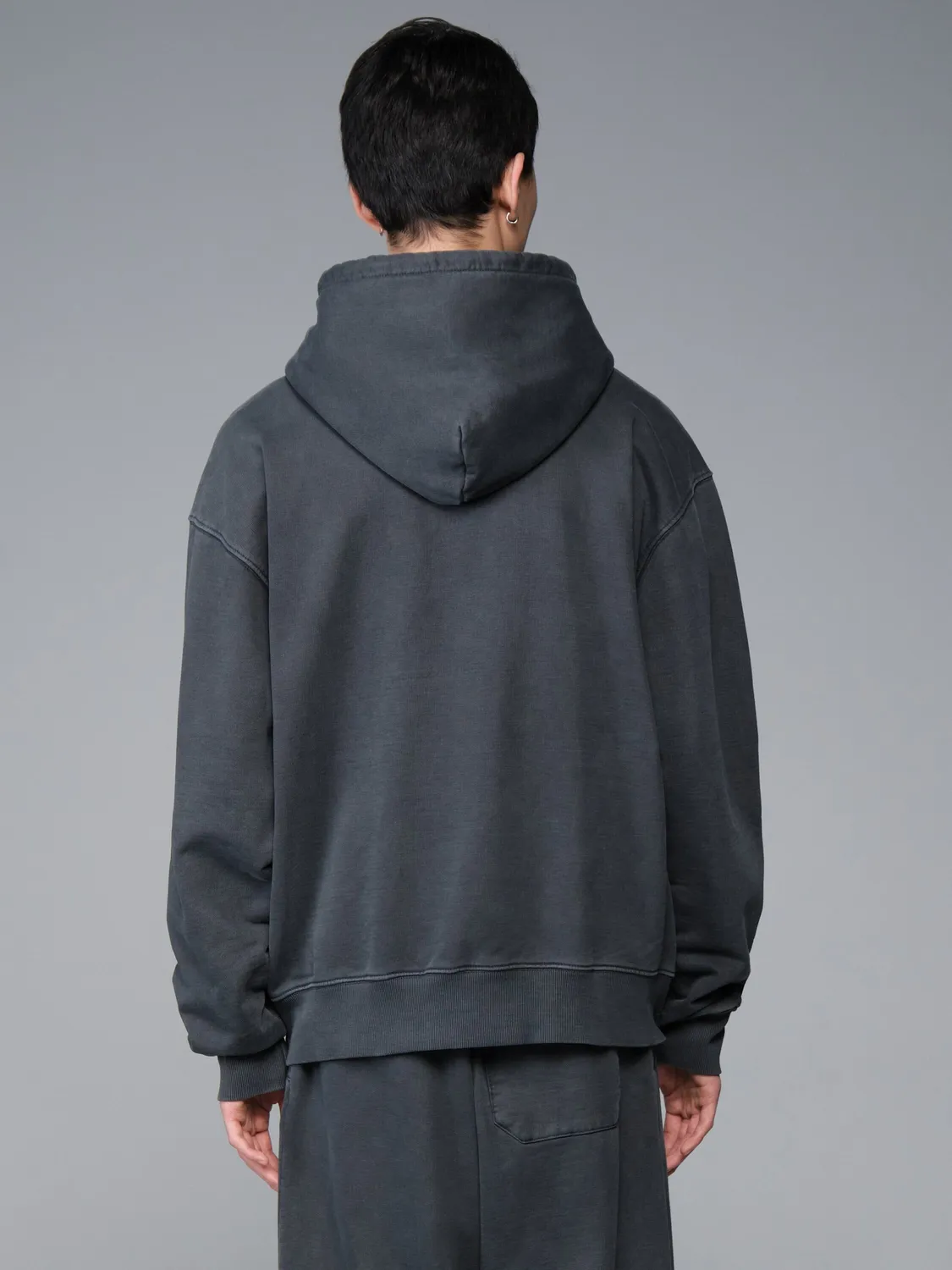Alpha Industries Essential hanorac negru battlewash bumbac