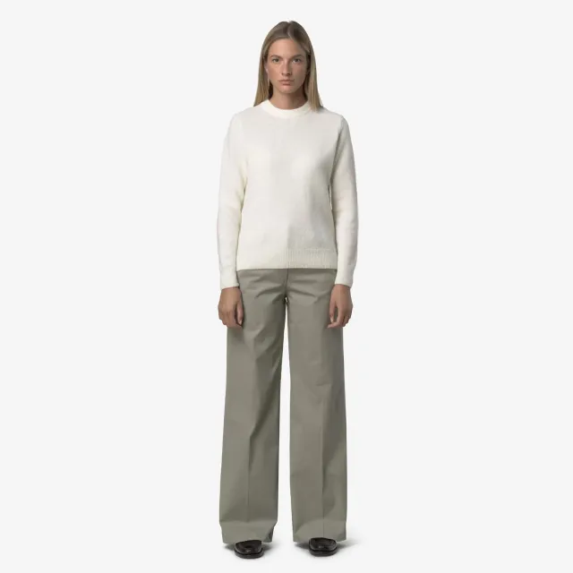 K-Way Tyanne pantaloni chino dama verde twill