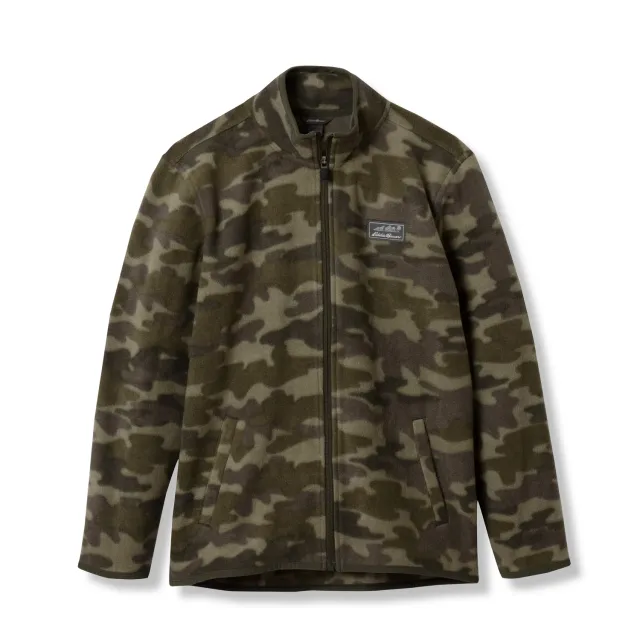 Eddie Bauer Quest Fleece hanorac baieti Green Camo
