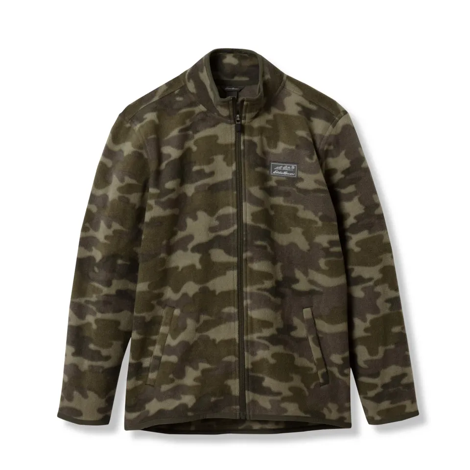 Eddie Bauer Quest Fleece hanorac baieti Green Camo