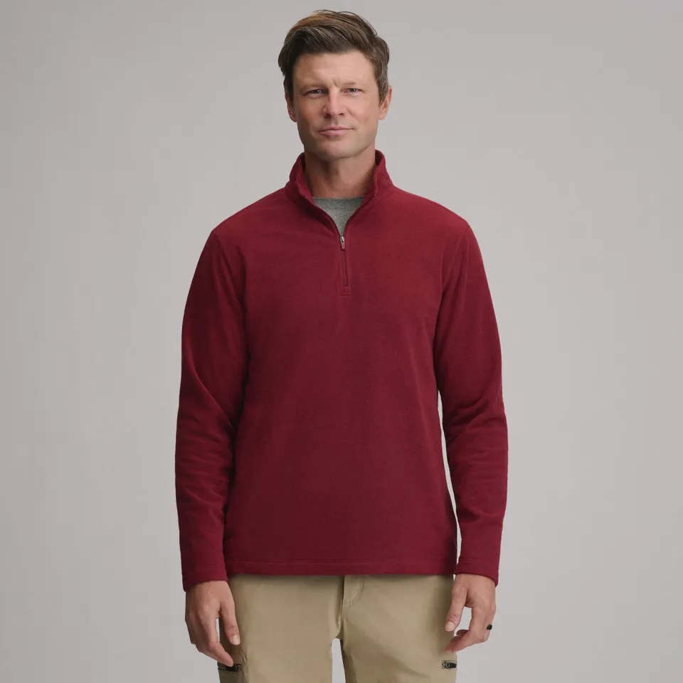 Eddie Bauer Quest 1/4-Zip bluză polar bărbați neagră