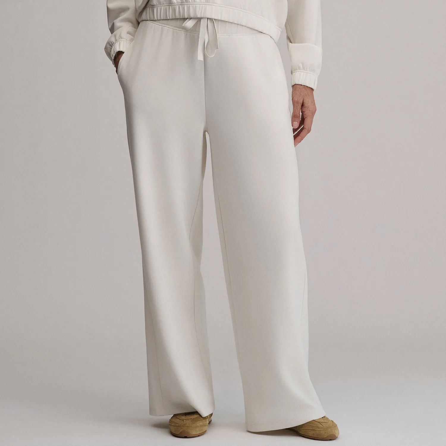 Eddie Bauer Luxe Soft pantaloni largi Wine Berry