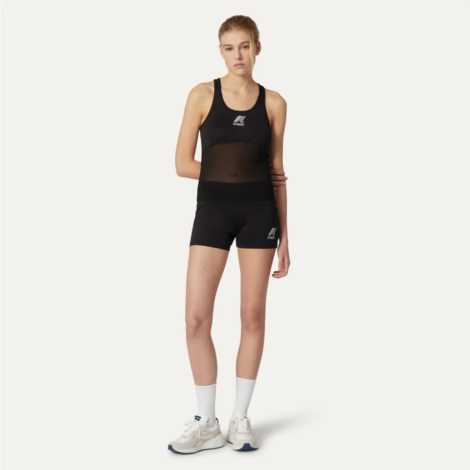 K-Way Liv pantaloni scurti sport dama negri