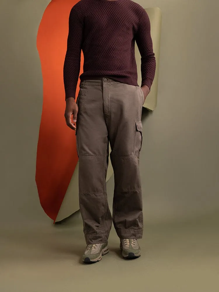Alpha Industries M-64 Belgian pantaloni cargo maro 32