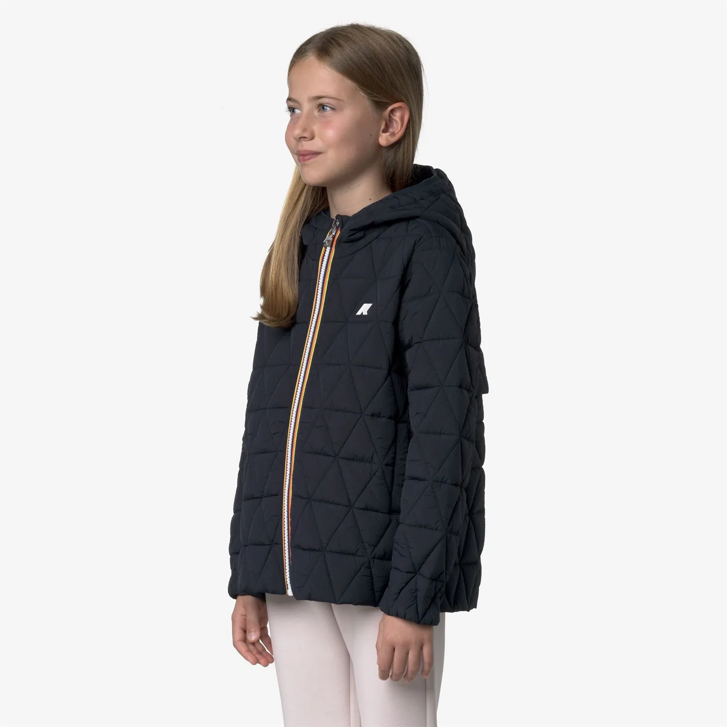 K-Way Madlaine Diamond Quilted Warm geacă fete albastră