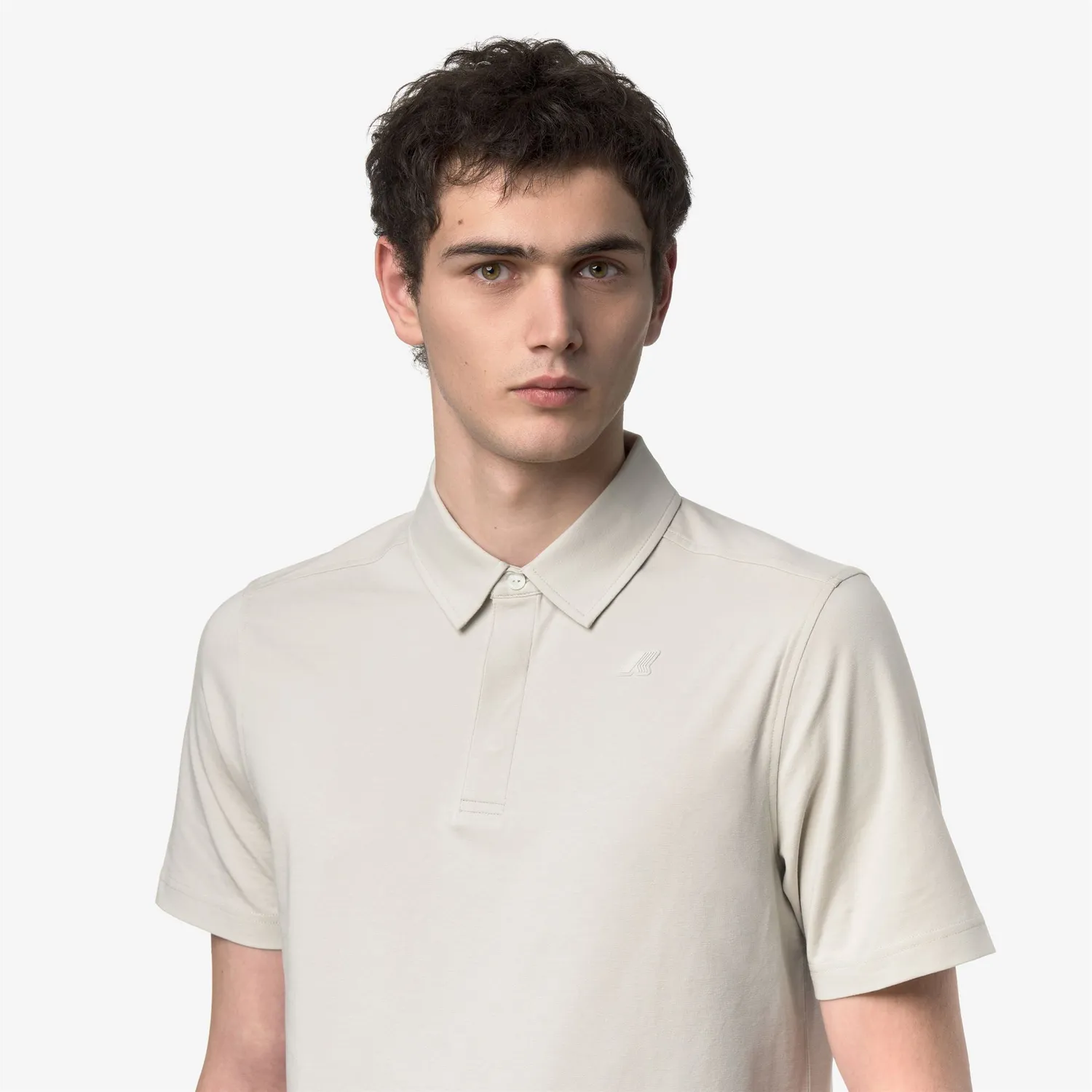 K-Way Viggo Stretch polo barbati bej slim