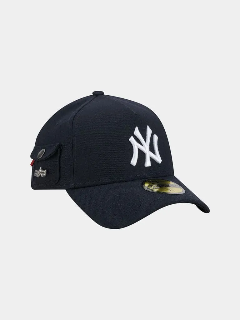 Alpha Industries Yankees 59Forty sapca bleumarin A-Frame