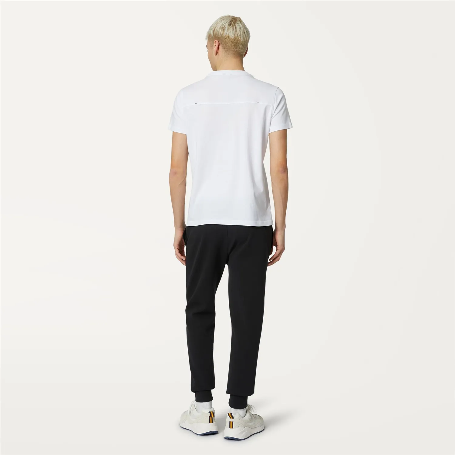 K-Way Le Vrai Bishev pantaloni sport negri bumbac